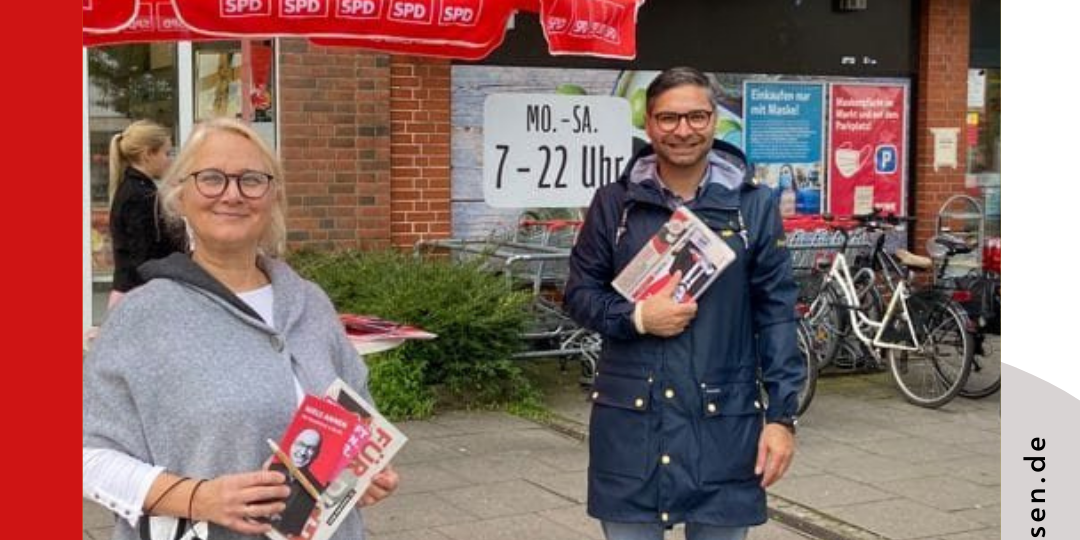 Infostand mit Koorosh