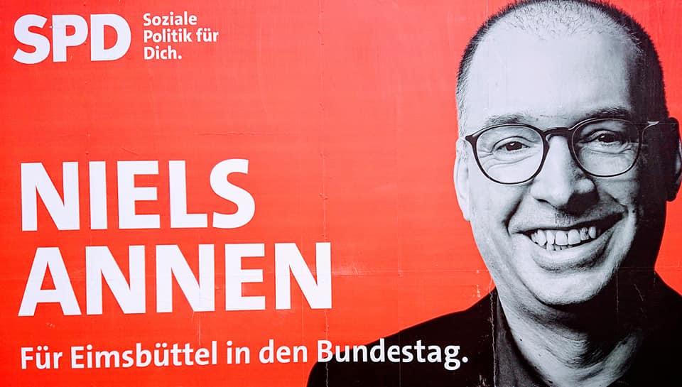 Bundestagswahl: SPD gewinnt stark hinzu – Niels Annen bleibt unser Bundestagsabgeordneter!