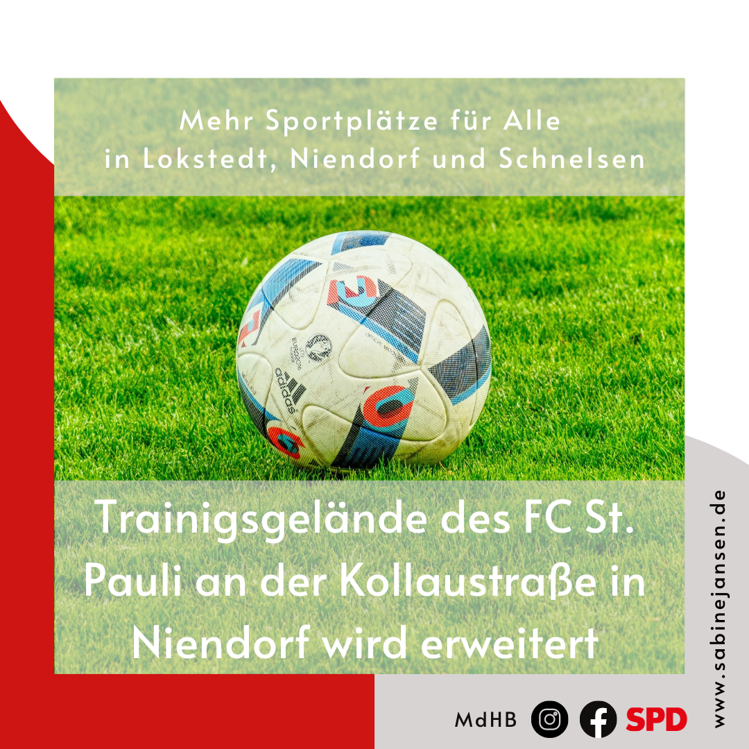 Mehr Sportplätze für den FC St. Pauli und Eimsbüttel