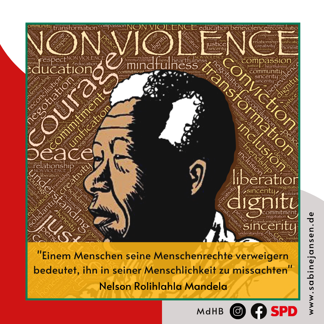 Erinnerung an Nelson Mandela