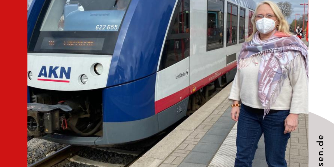 Sabine und die AKN in Schnelsen Planfeststellungsbeschluss für S21 liegt vor