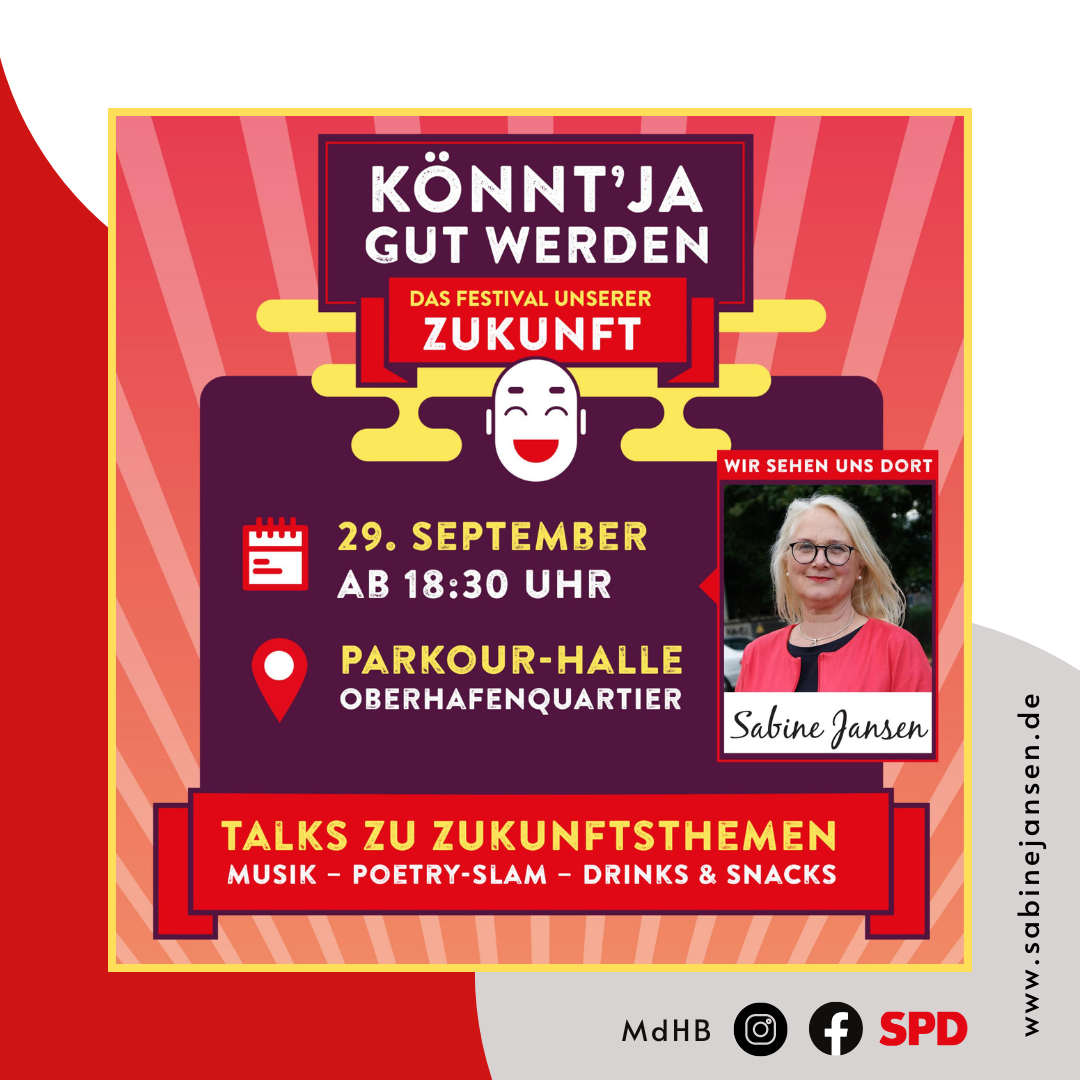 Einadung zum Festival der Zukunft der SPD-Fraktion