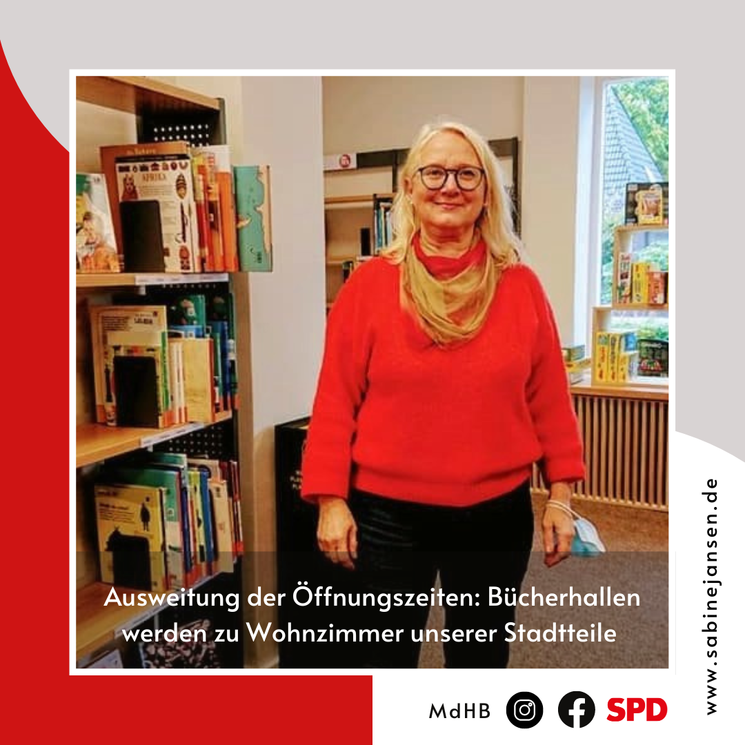 Bücherhallen in Lokstedt, Niendorf und Schnelsen nun bis 22 Uhr geöffnet!