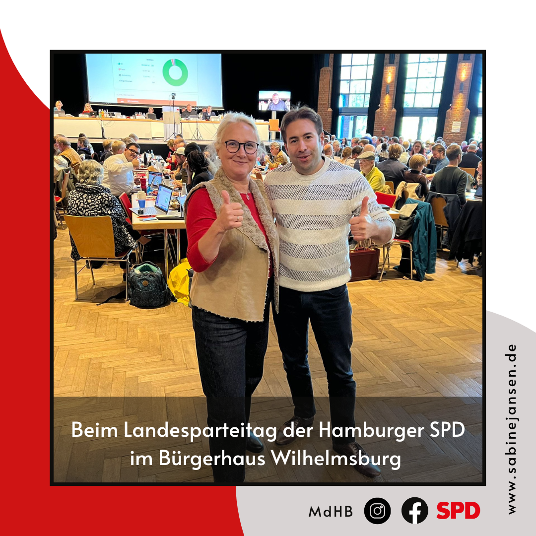 Auf dem Landesparteitag der Hamburger SPD
